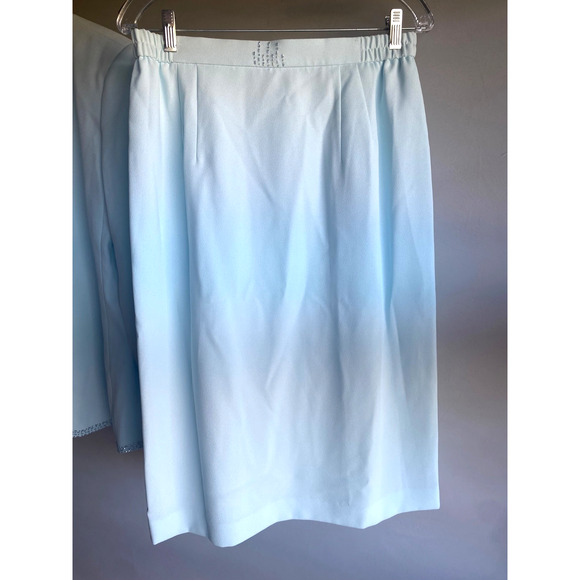 Chantelle Suit 3 Piece Suit 14P Powder Blue with Embellishment NWT - Picture 4 of 13